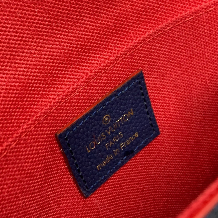 Louis Vuitton Pochette Félicie Wallet Shoulder Bag - Marine Rouge Blue