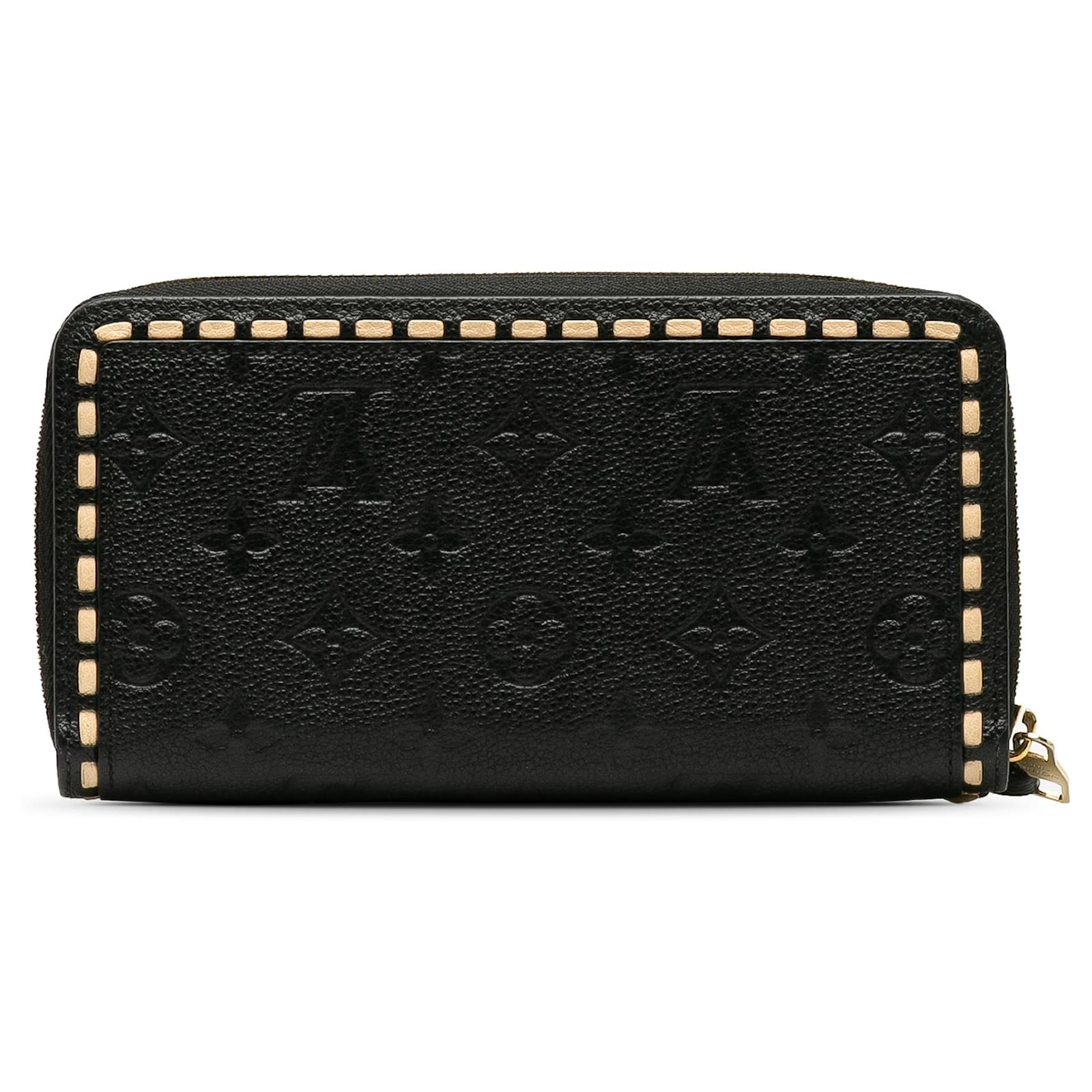 Louis Vuitton Monogram Empreinte Zippy Wallet - Black