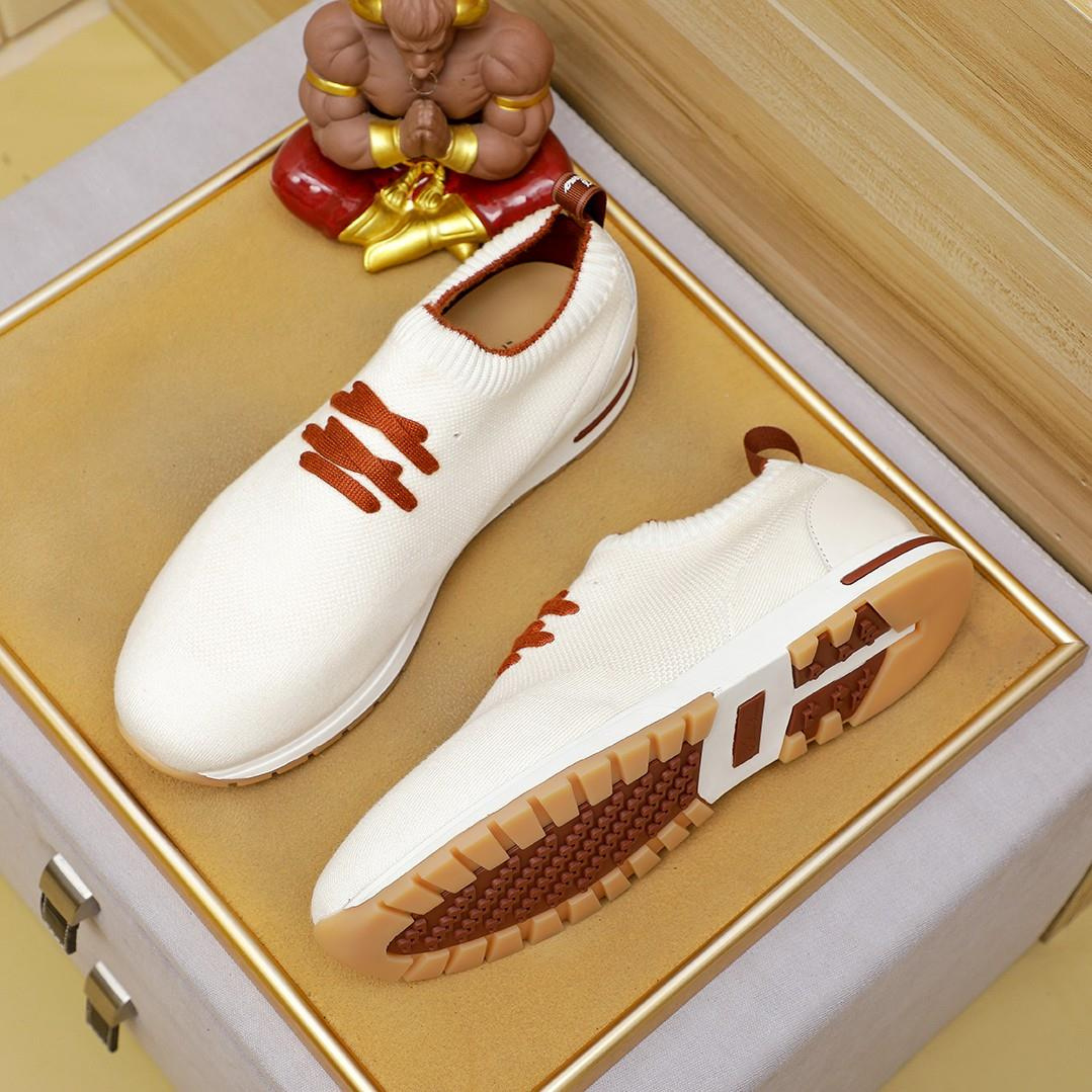 Loro Piana 360 LP Flexy Walk Wish® Wool Sneakers - White (1000)