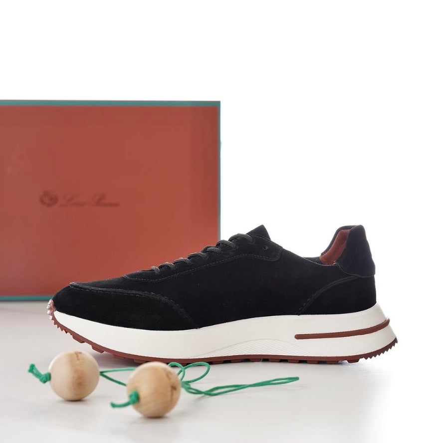 Loro Piana Week End Walk Microfiber - Storm System® Sneakers - Black (8000)