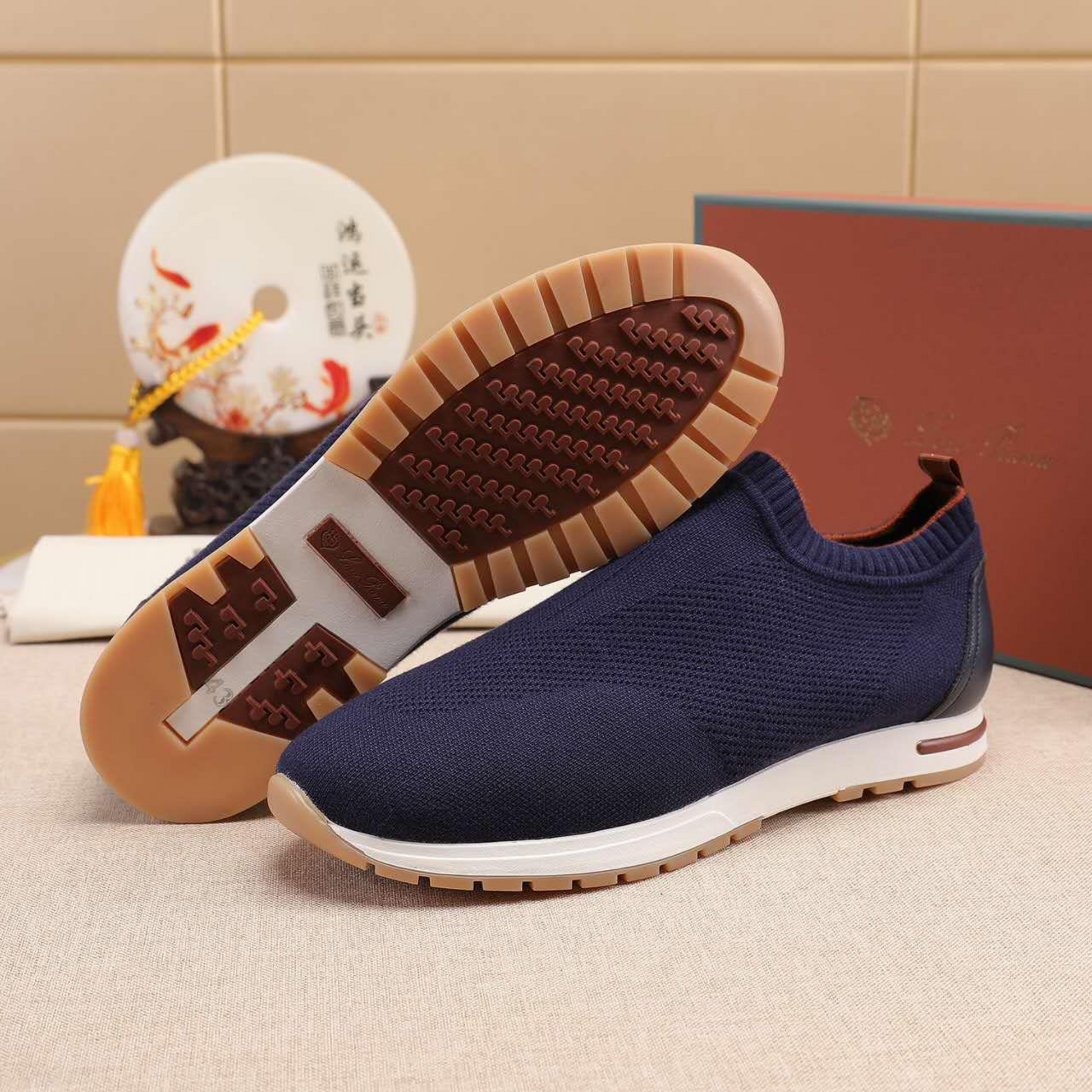 Loro Piana 360 LP Flexy Walk Sneaker - Galaxy Blue (F0VC)