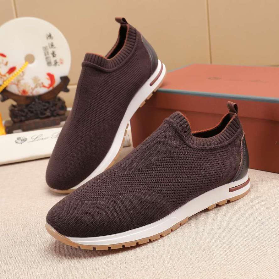 Loro Piana 360 LP Flexy Walk Wish® Wool Sneakers - Dark Claret (Q04V)