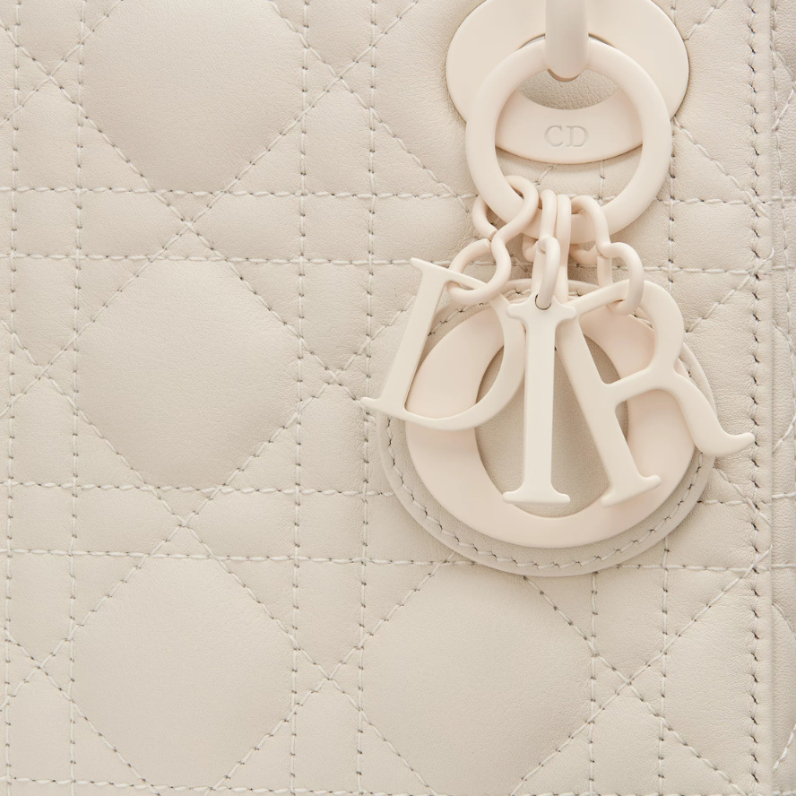 Dior Mini Lady Dior Bag - White