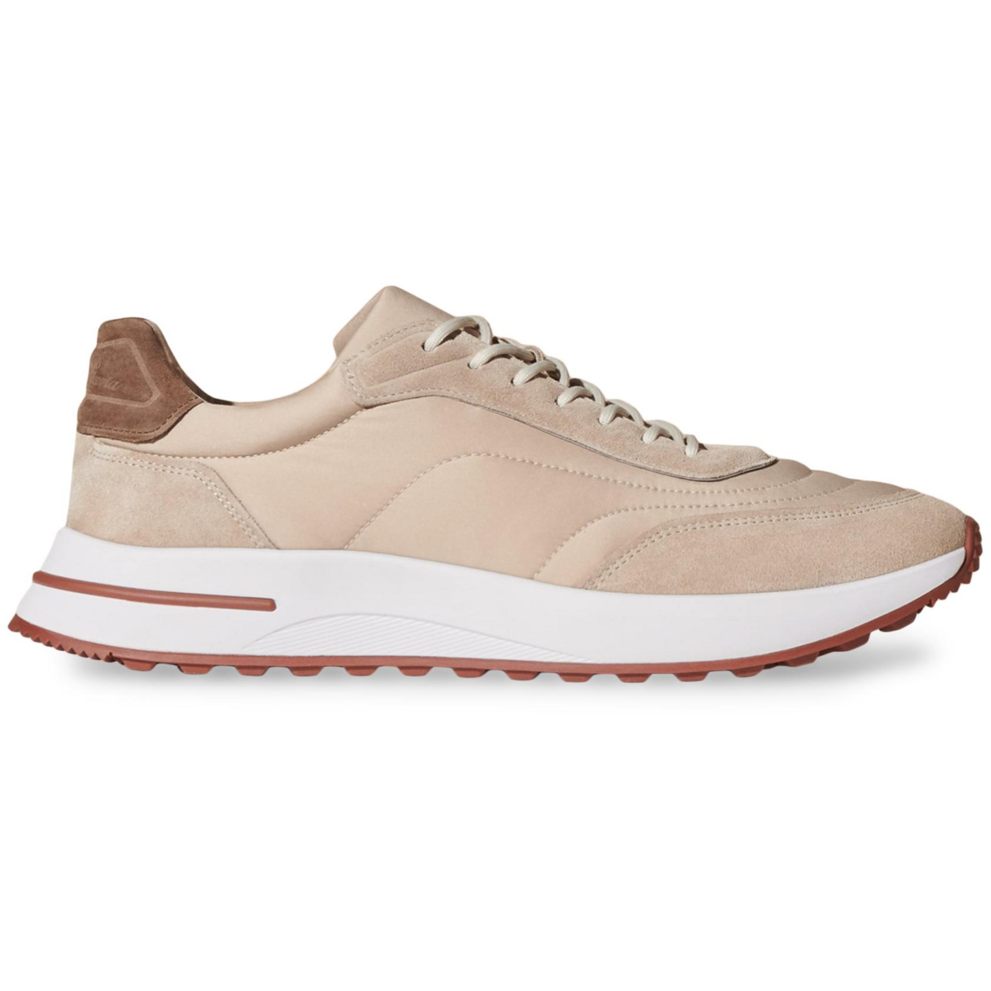Loro Piana Weekend Walk Suede Sneakers - Sand Shell
