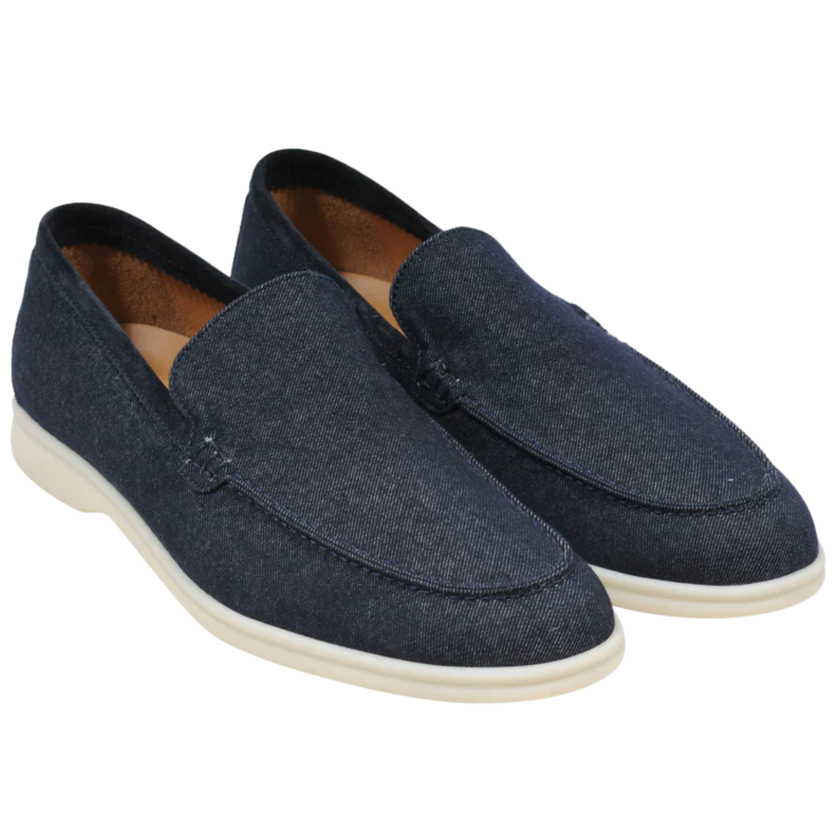 Loro Piana Summer Knitted Walk Wish® Wool Loafers - Blue