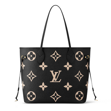 Louis Vuitton Neverfull MM Tote Bag - Black