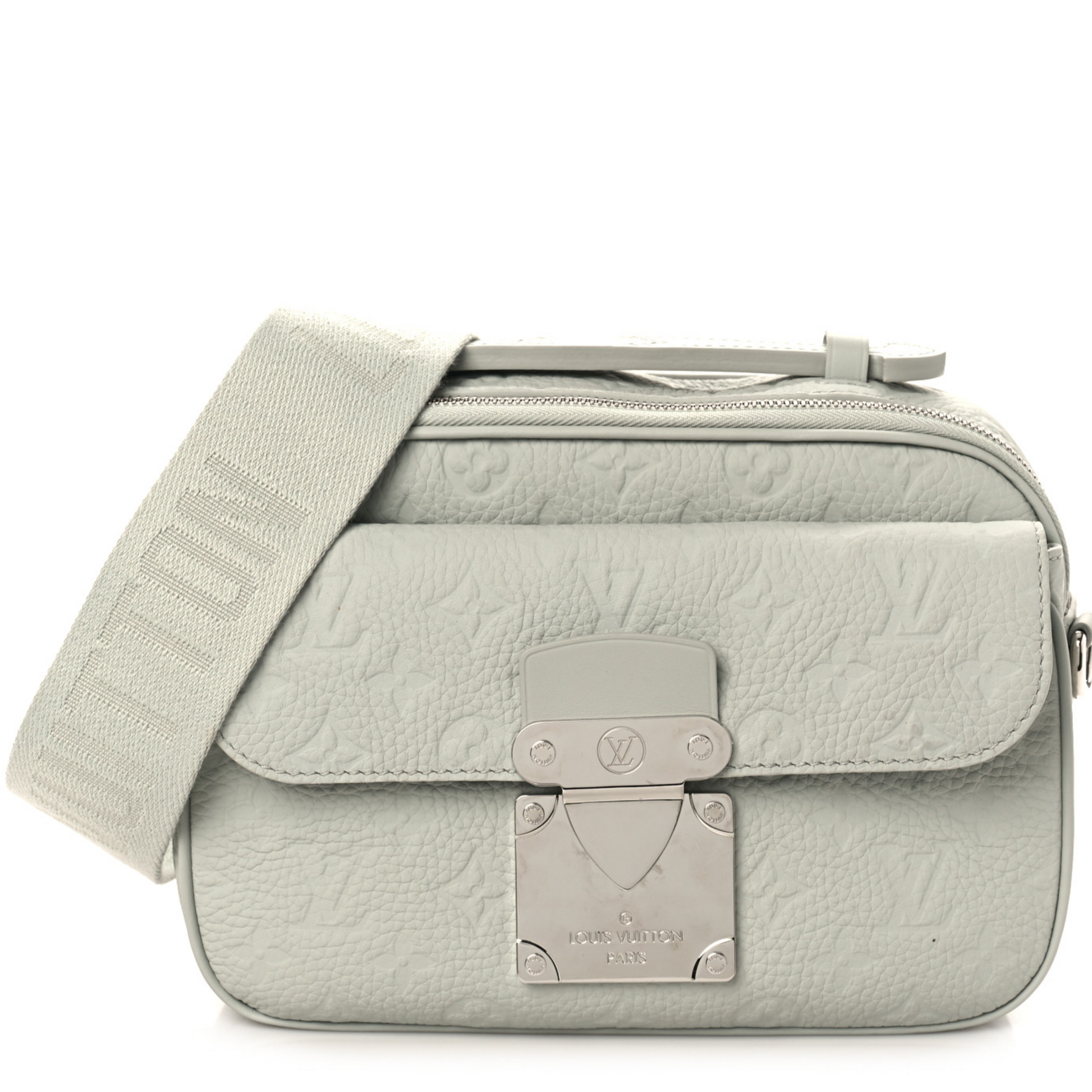 Louis Vuitton S Lock Messenger Shoulder Bag - Mineral Gray