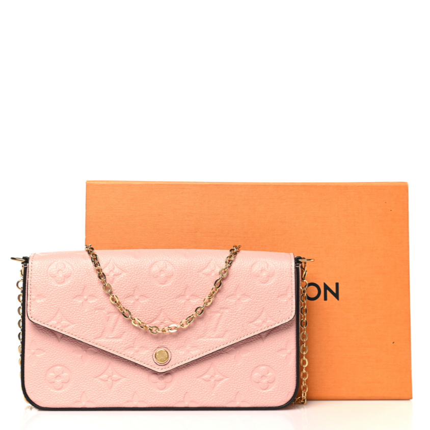 Louis Vuitton Pochette Félicie Chain Wallet - Rose Poudre