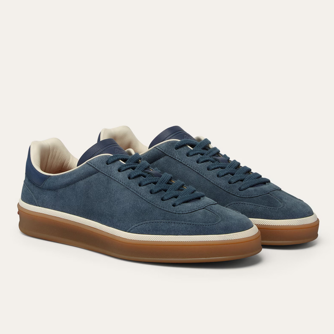 Loro Piana Tennis Walk Suede Calf Split Sneakers - Black Figs (W1CQ)