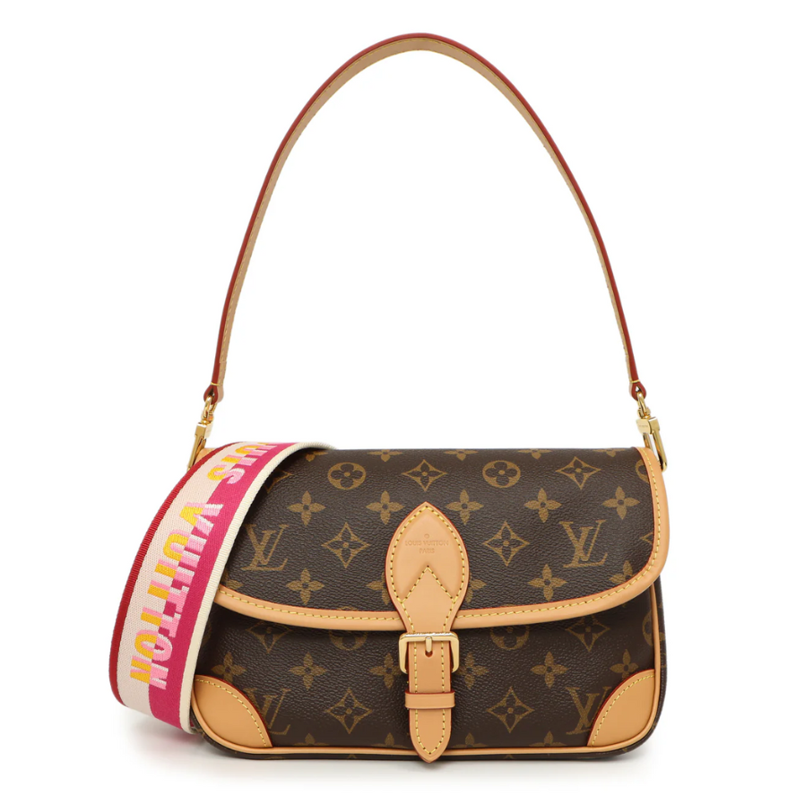 Louis Vuitton Diane Satchel Crossbody Bag - Fuchsia