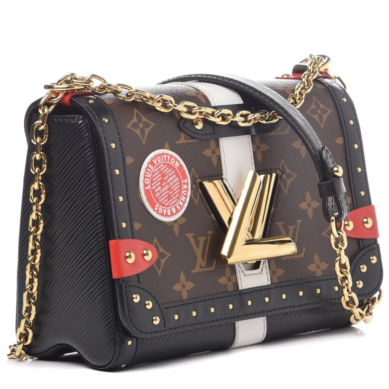 Louis Vuitton Epi Monogram Complice Trunks and Bags Twist MM Shoulder Bag - Brown