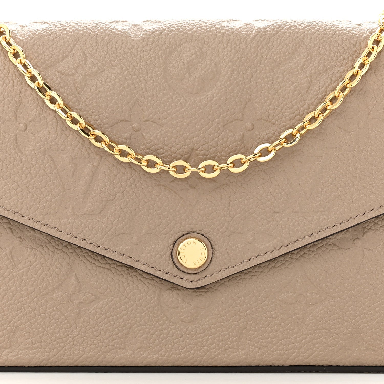 Louis Vuitton Pochette Félicie Wallet Shoulder Bag - Tourterelle