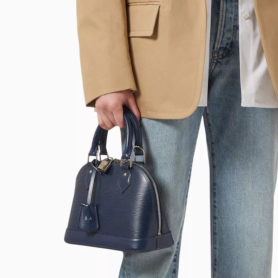 Louis Vuitton Epi Leather Alma BB Handbag - Indigo Blue