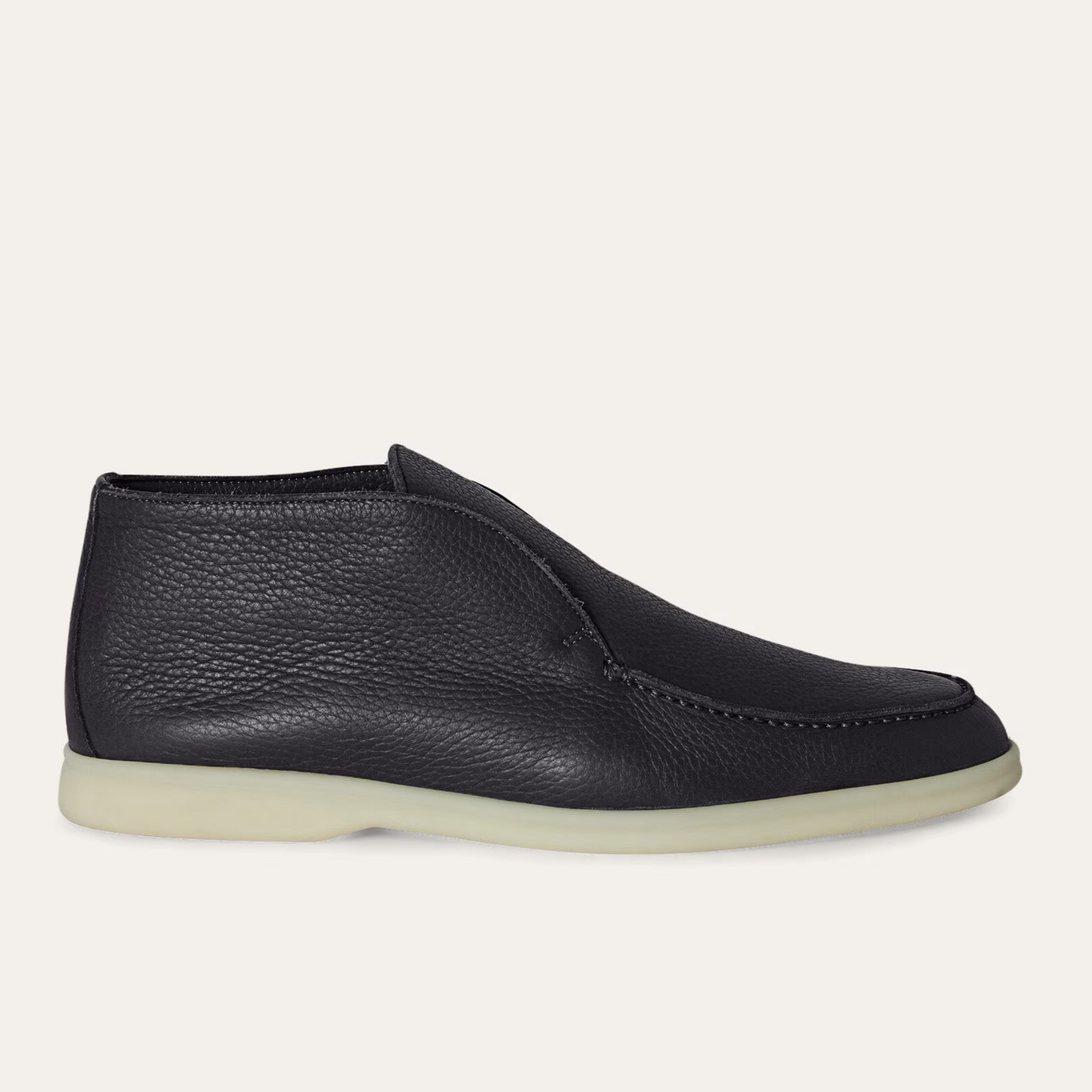 Loro Piana Open Walk Ankle Boots - Navy Blue (W000)