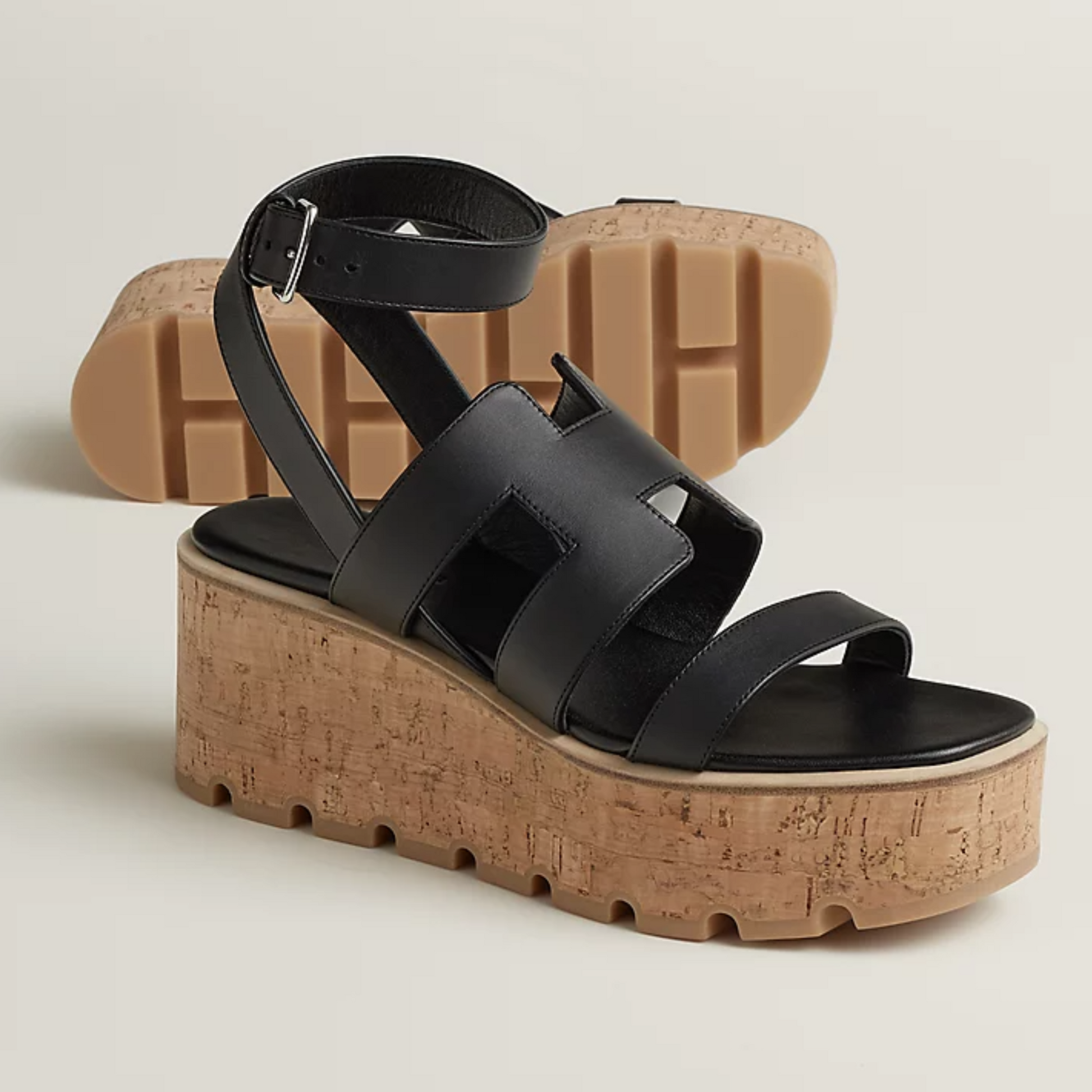 Hermes Havane 30 Sandals - Black