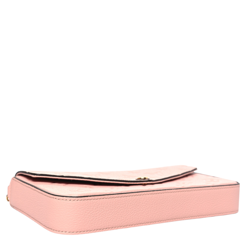 Louis Vuitton Pochette Félicie Chain Wallet - Rose Poudre