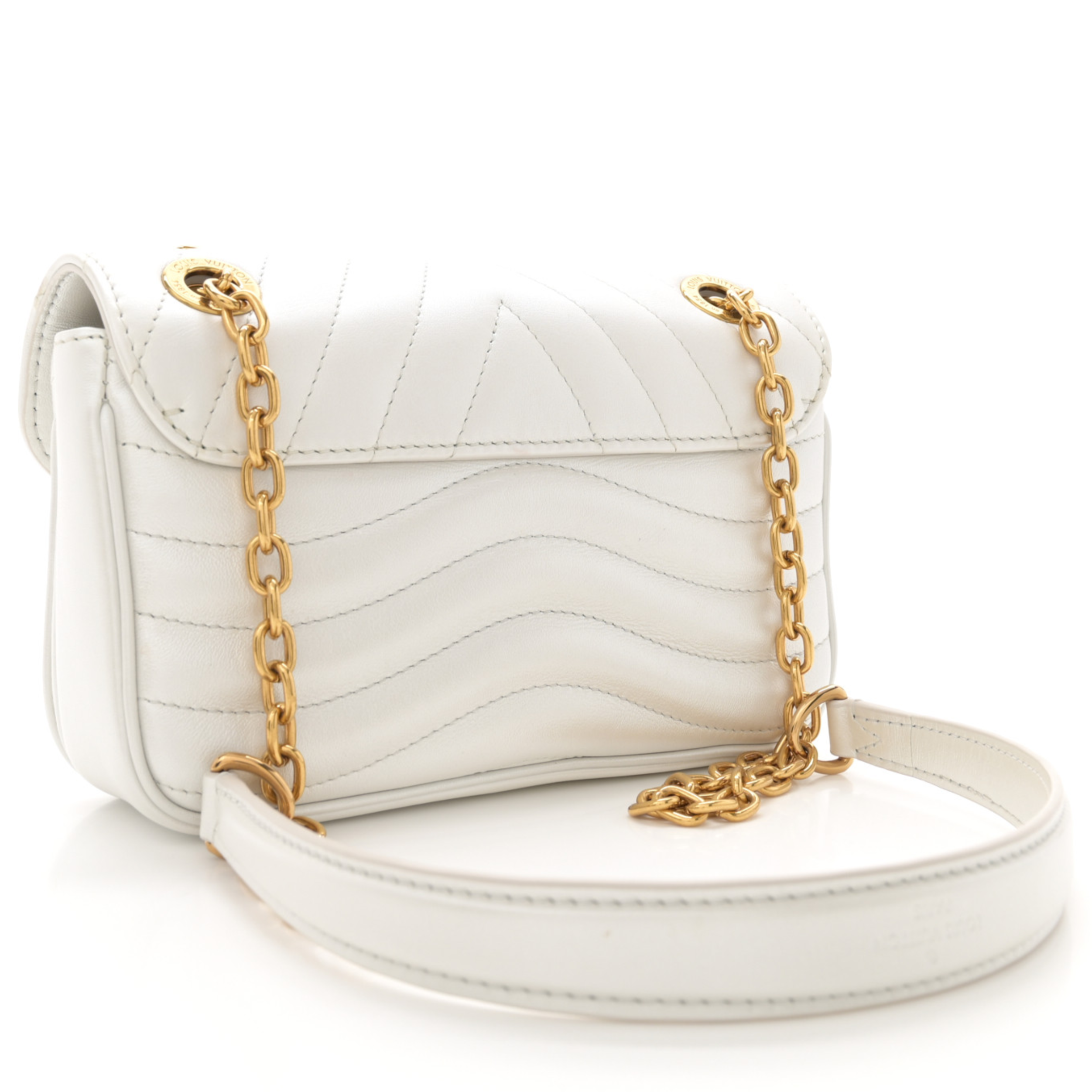 Louis Vuitton New Wave Chain Bag MM - Ivory White