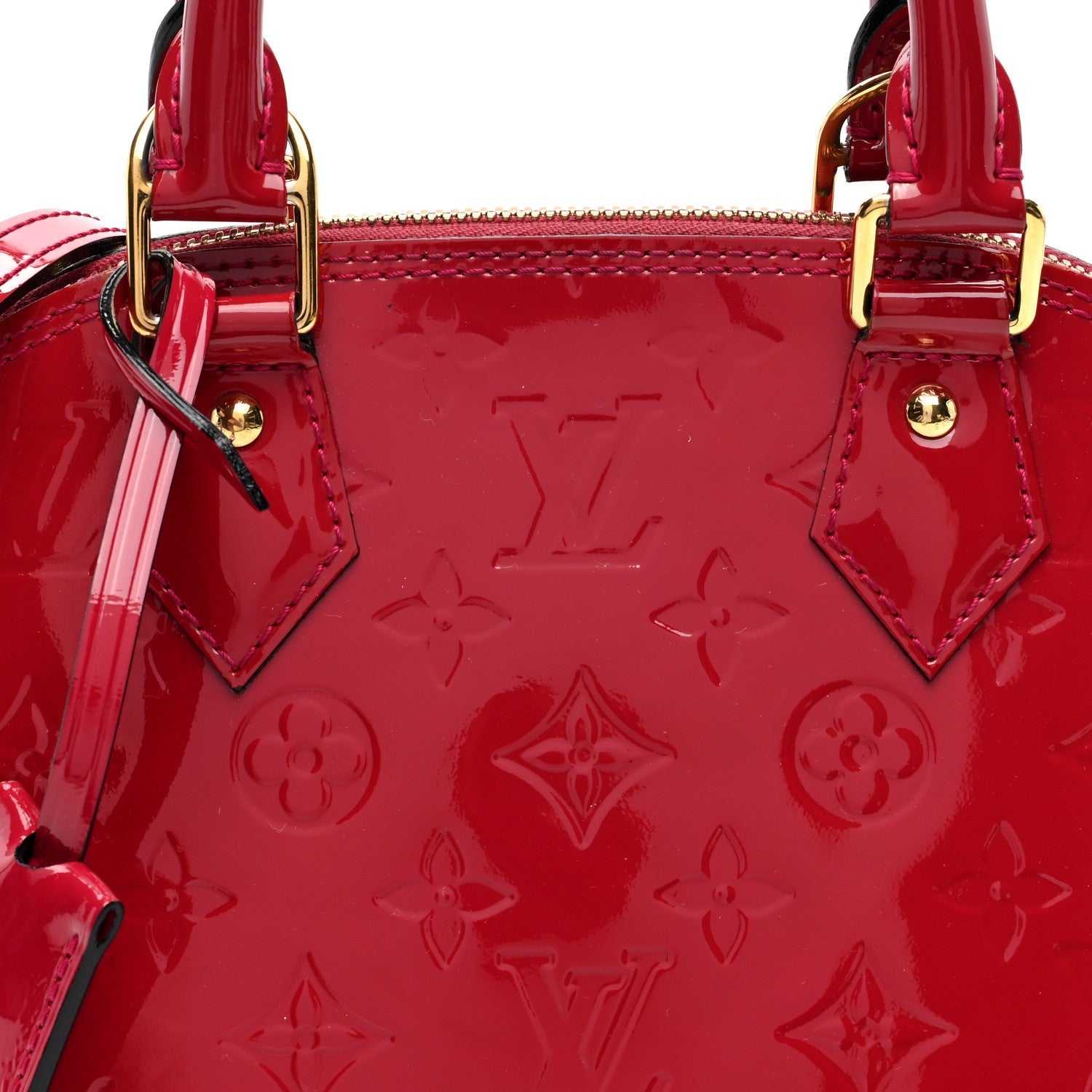 Louis Vuitton Vernis Alma BB Handbag - Red