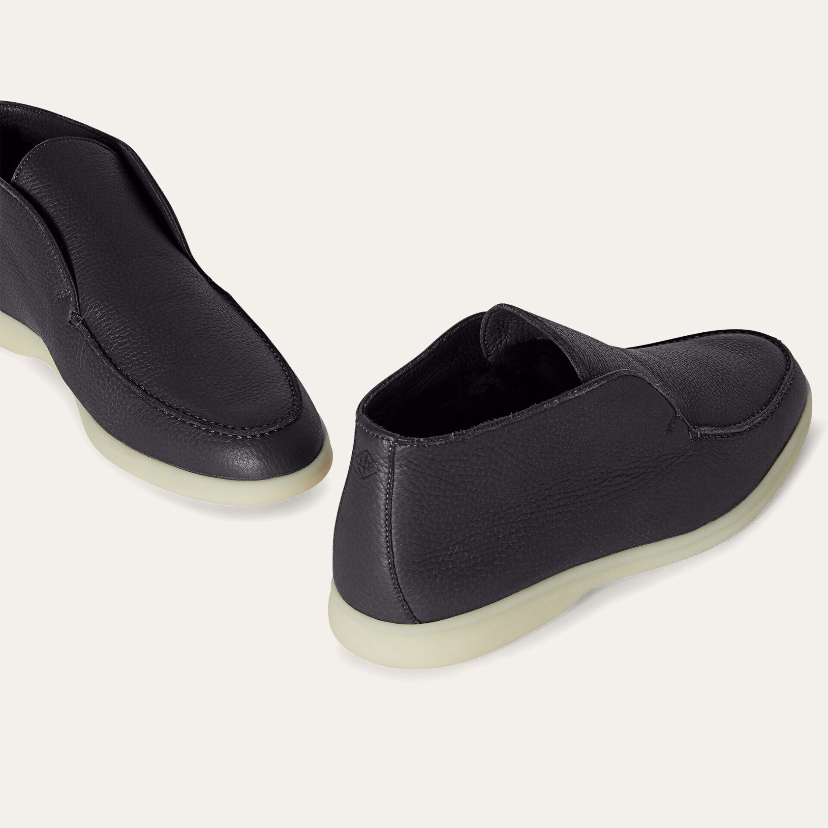 Loro Piana Open Walk Ankle Boots - Navy Blue (W000)