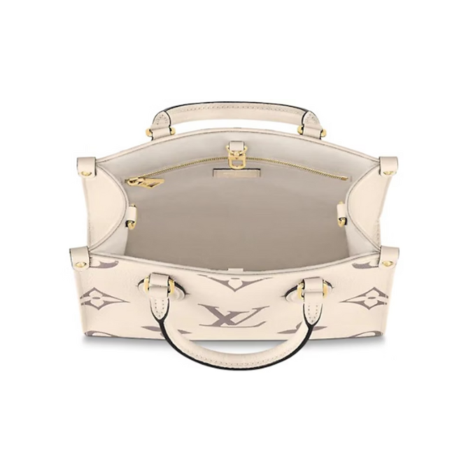 Louis Vuitton OnTheGo PM Handbag - Creme Bois De Rose