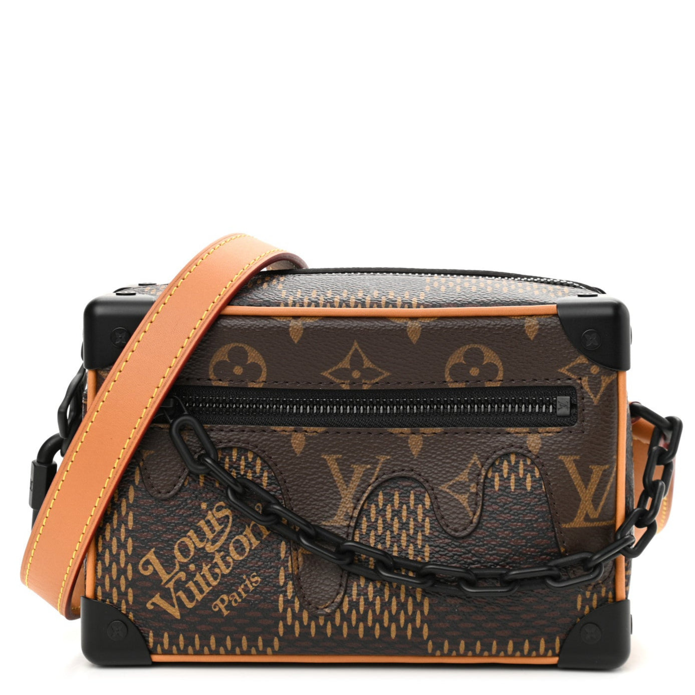 Louis Vuitton x NIGO Giant Damier Ebene Monogram Mini Soft Trunk - Monogram Brown