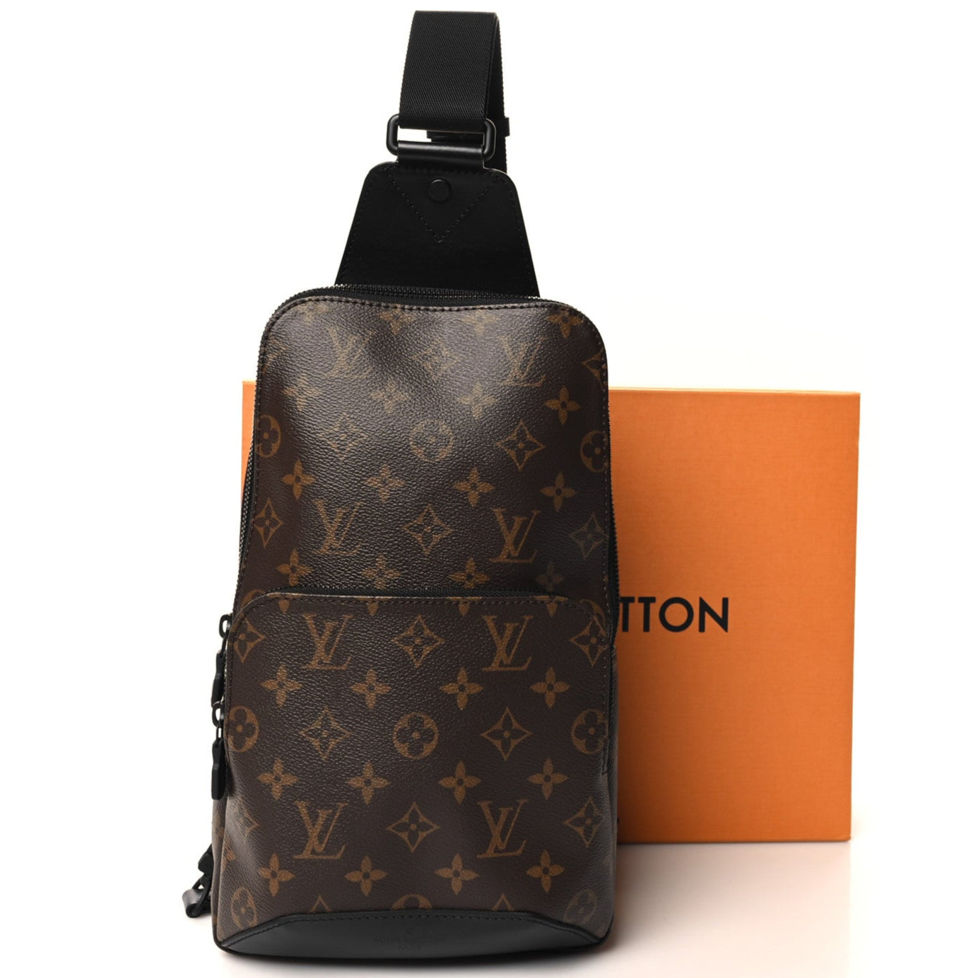 Louis Vuitton Macassar Monogram Canvas Avenue Slingbag Crossbody - Brown