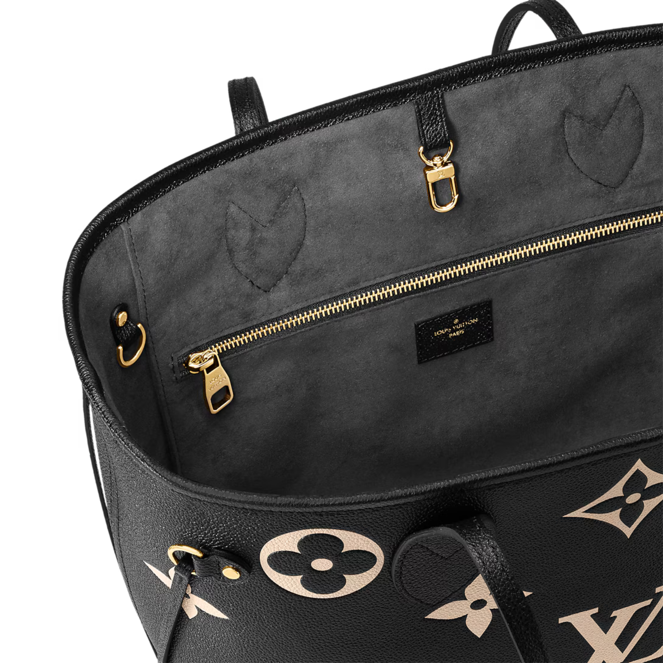 Louis Vuitton Neverfull MM Tote Bag - Black