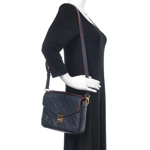 Louis Vuitton Monogram Empreinte Pochette Metis Handbag - Rouge Marine