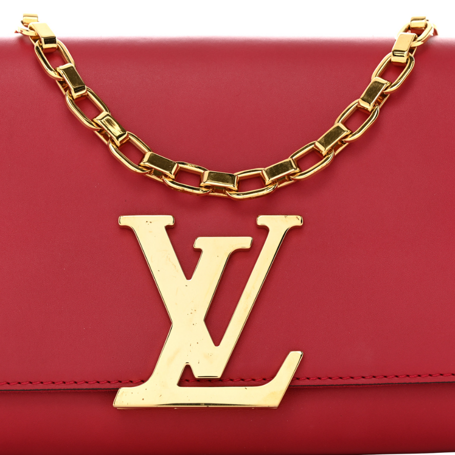 Louis Vuitton Pochette Louise Clutch - Red