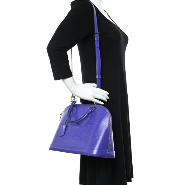 Louis Vuitton Epi Leather Alma PM Handbag - Purple Figue