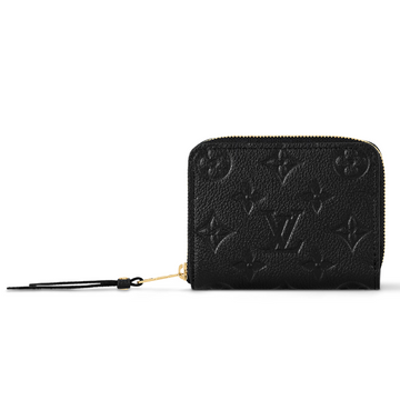 Louis Vuitton Monogram Empreinte Zippy Coin Purse - Black