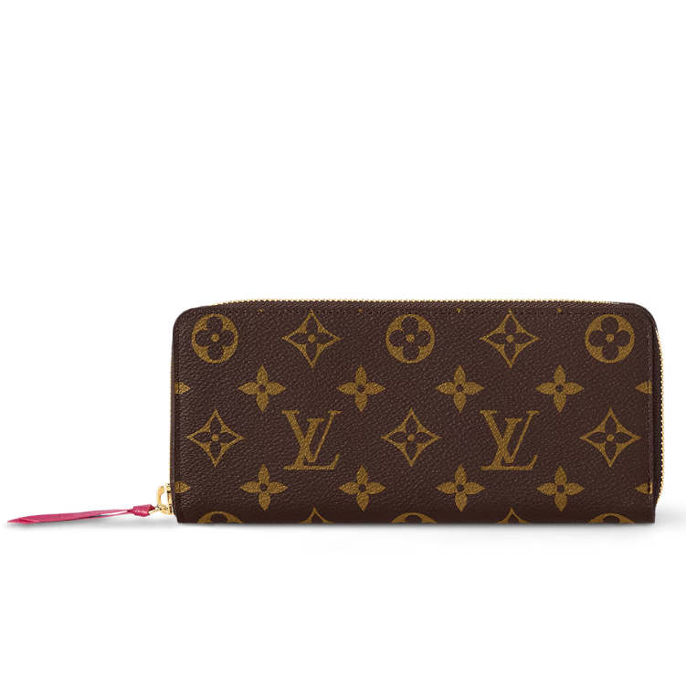 Louis Vuitton Monogram Clémence Wallet - Fuchsia