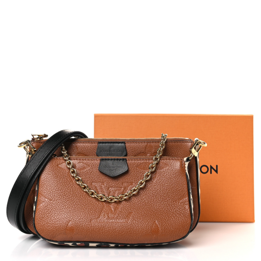 Louis Vuitton Wild At Heart Multi Pochette Accessoires Crossbody Bag - Caramel Brown
