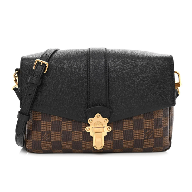 Louis Vuitton Damier Ebene Clapton Crossbody Bag - Black