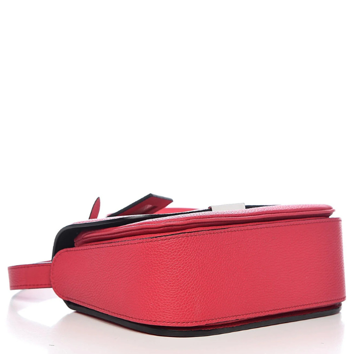 Louis Vuitton Grained Calfskin Vivienne Handbag  - Red