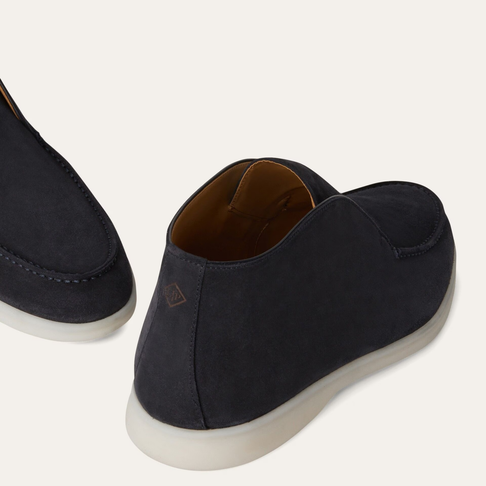 Loro Piana Open Walk Suede Ankle Boots - Black