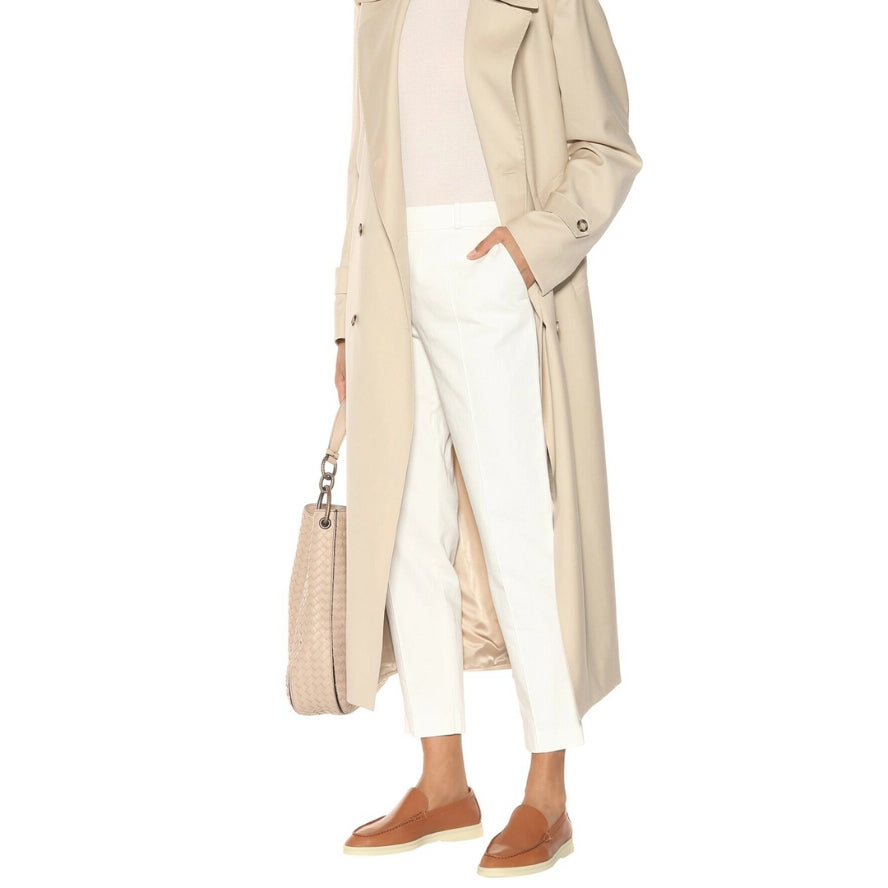 Loro Piana Summer Walk Calfskin Loafers - Havana Brown