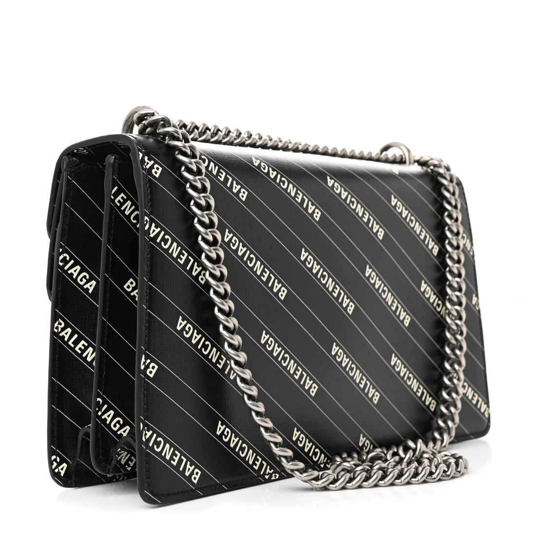 Gucci X Balenciaga Calfskin Dionysus Small Shoulder Bag – Black