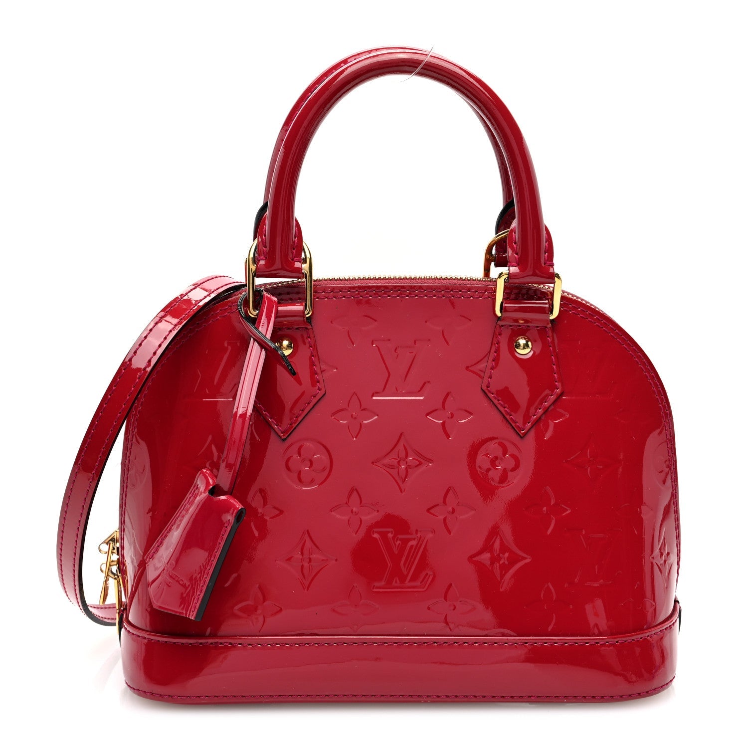 Louis Vuitton Vernis Alma BB Handbag - Red