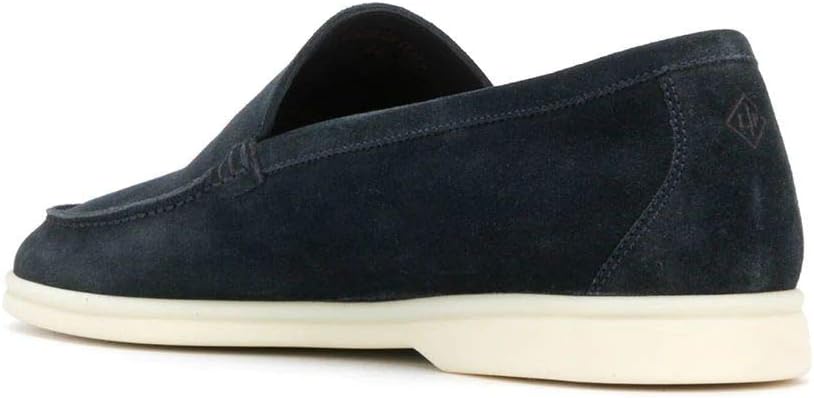 Loro Piana Summer Walk Suede Loafers - Classic Blue (178)