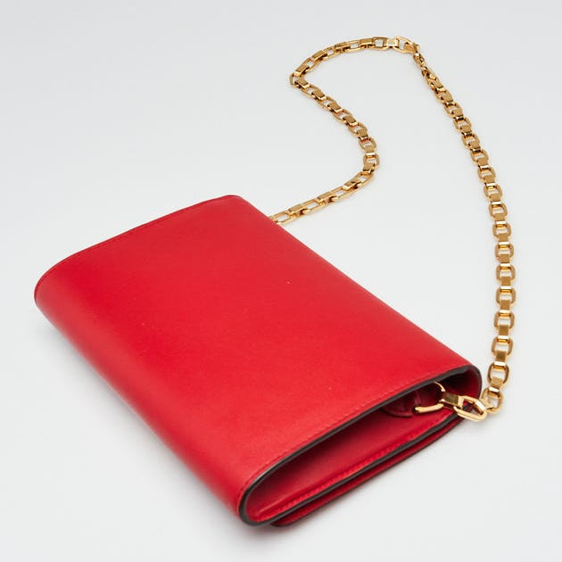 Louis Vuitton Pochette Louise Clutch - Red