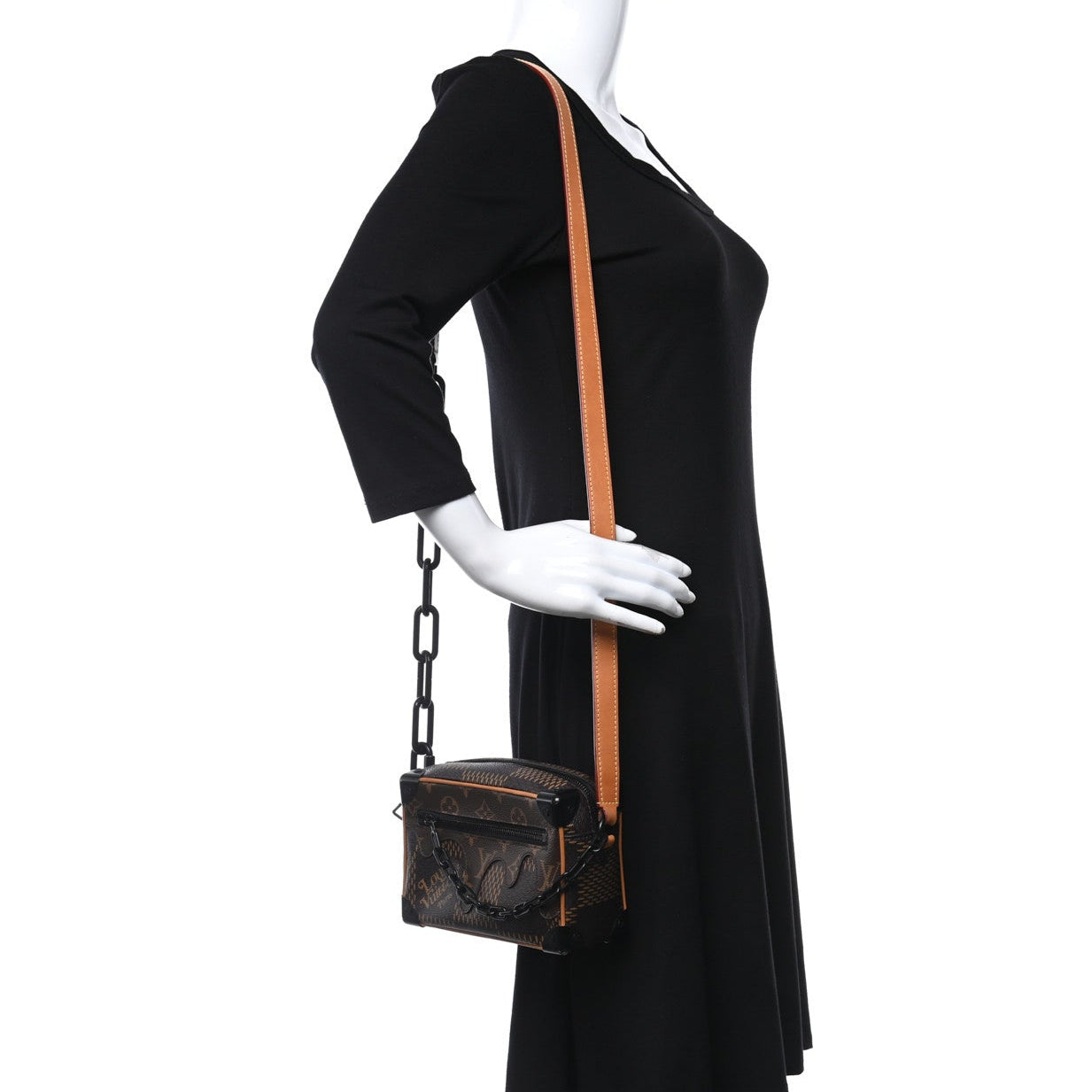 Louis Vuitton x NIGO Giant Damier Ebene Monogram Mini Soft Trunk - Monogram Brown