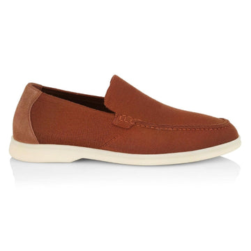 Loro Piana Classic Summer Knitted Walk Loafer - Rust (227)