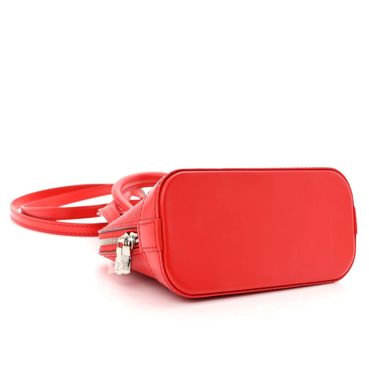Louis Vuitton Epi Alma Nano BB Handbag - Red