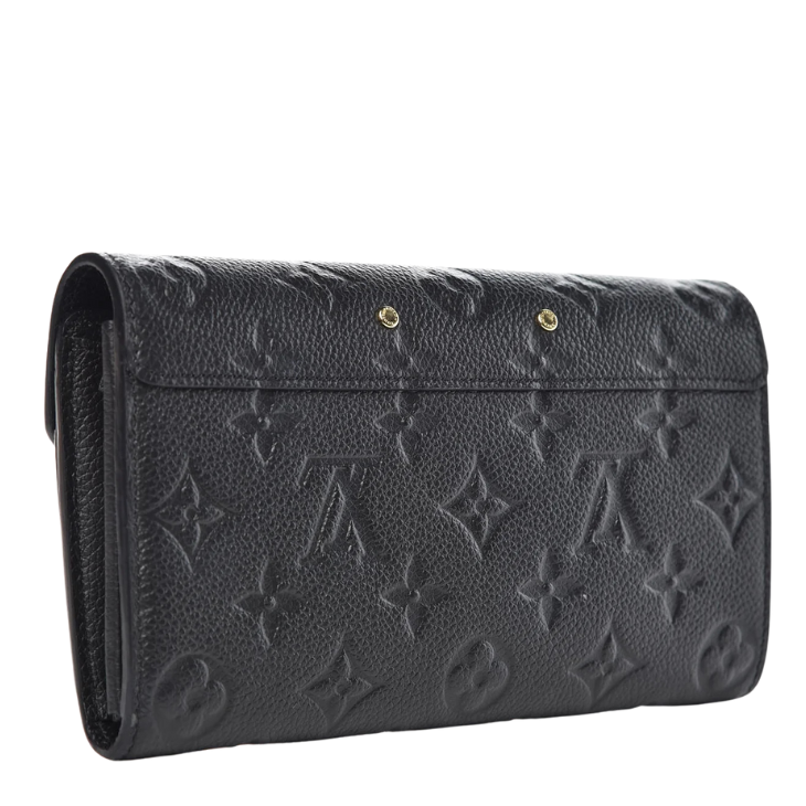 Louis Vuitton Monogram Empreinte Metis Wallet - Black