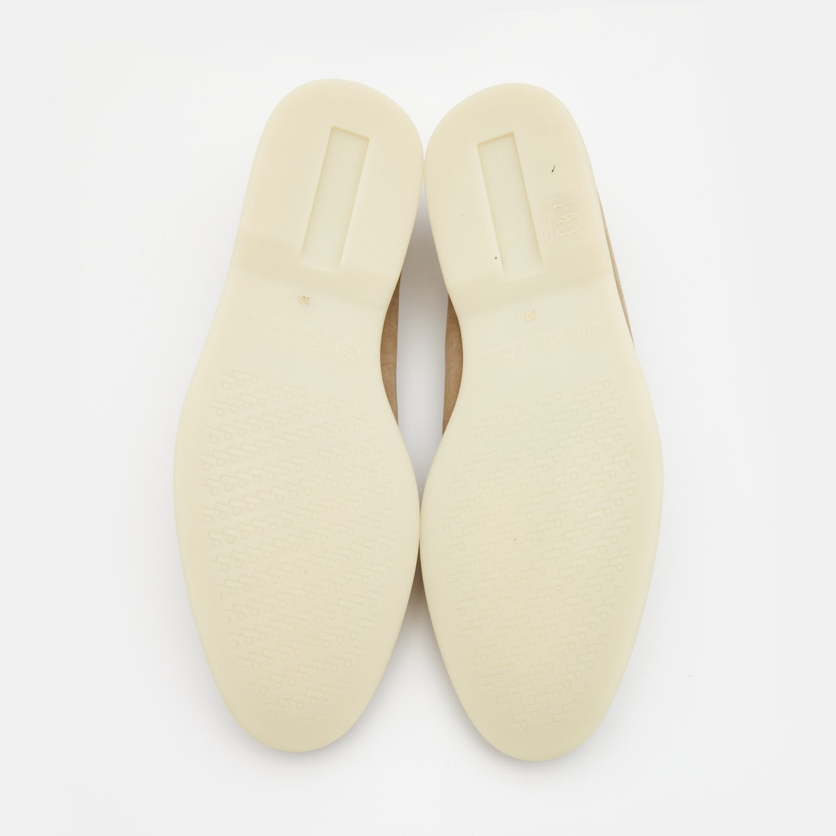 Loro Piana Summer Charms Walk Deerskin Loafers -  Beige (119)