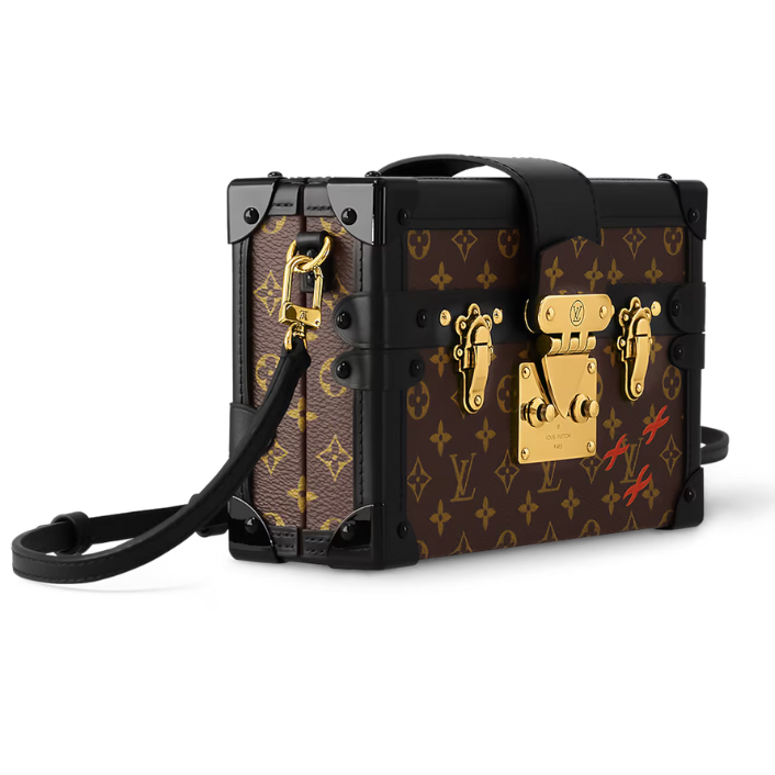Louis Vuitton Monogram Petite Malle Handbag - Brown