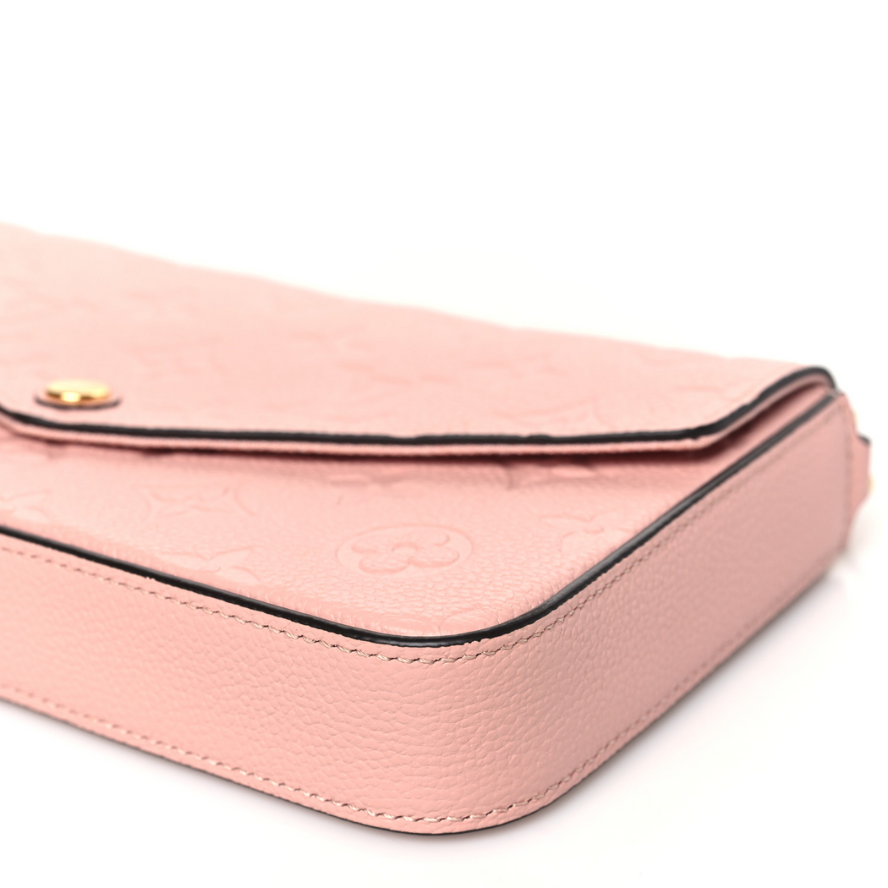 Louis Vuitton Pochette Félicie Chain Wallet - Rose Poudre