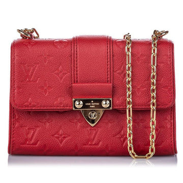 Louis Vuitton Monogram Empreinte Saint Sulpice PM Handbag - Cherry