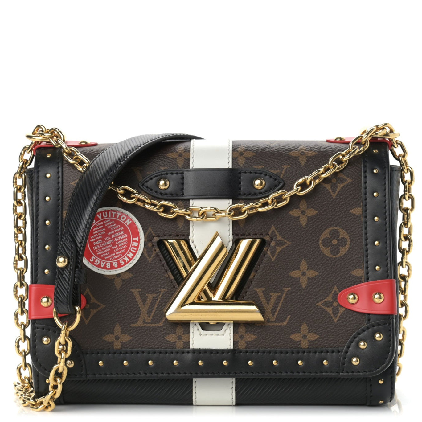 Louis Vuitton Epi Monogram Complice Trunks and Bags Twist MM Shoulder Bag - Brown